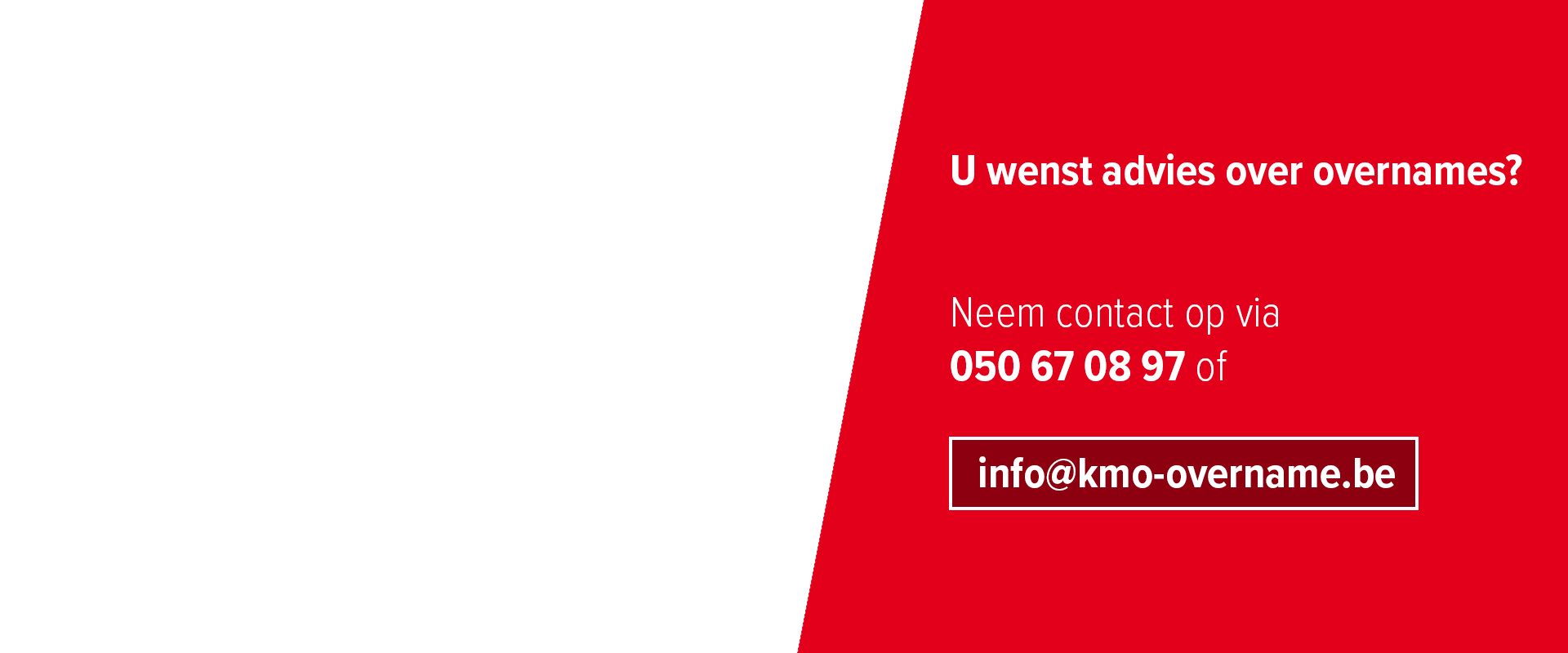 overnames van bedrijven en kmo's advies