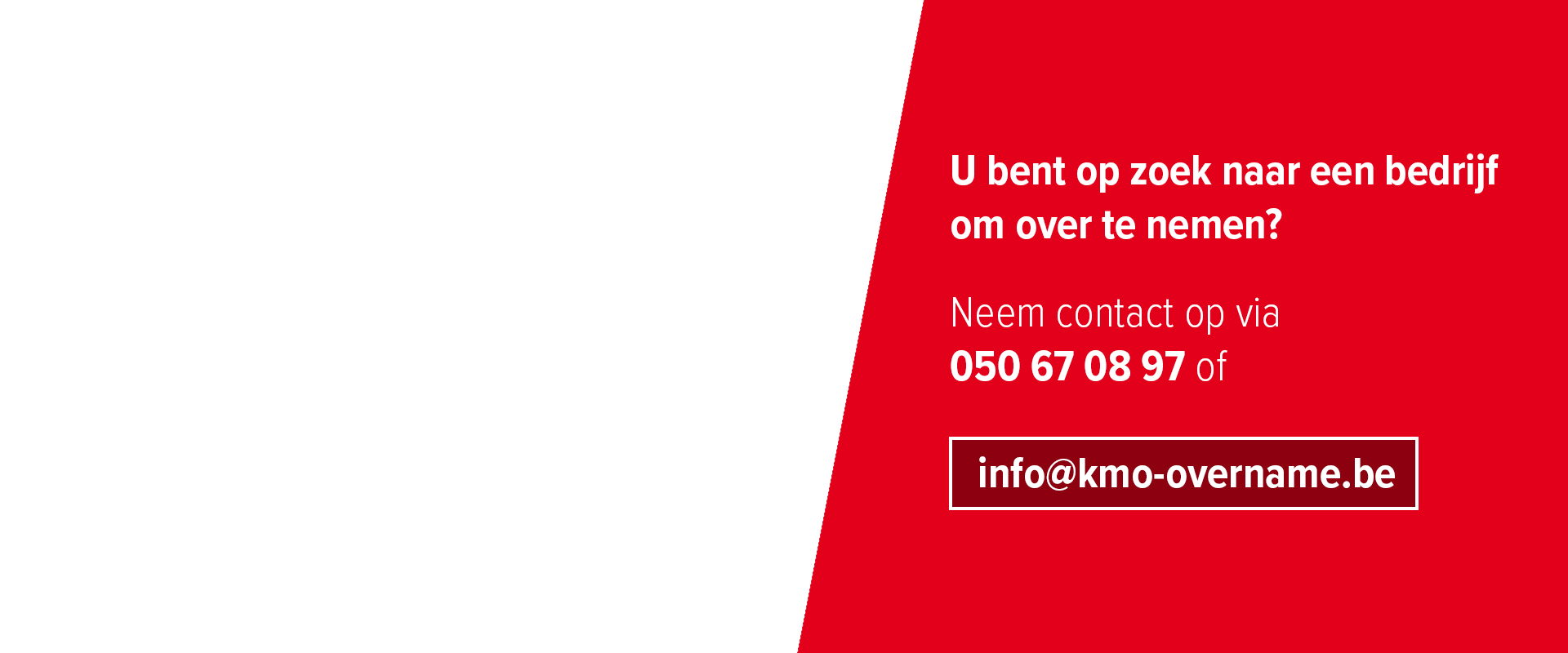 kmo overnemen